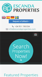 Mobile Screenshot of escandaproperties.com